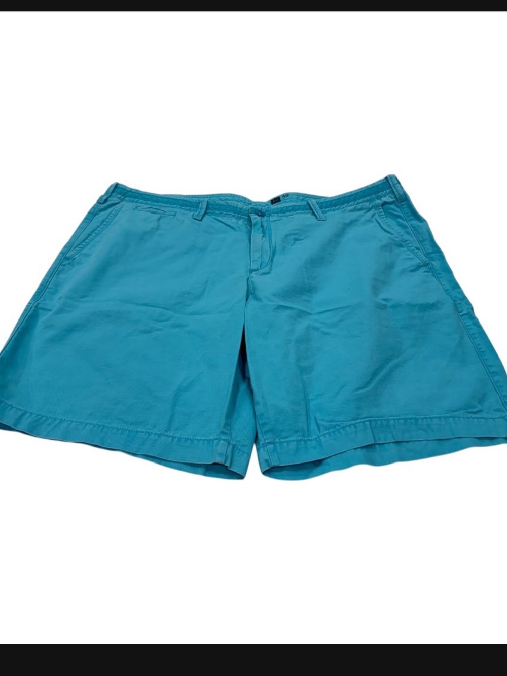 GAP Men Blue-Green  Flat-Front Casual Shorts